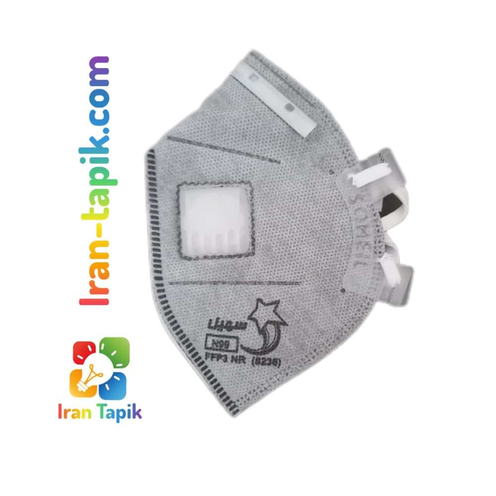 ماسک سوپاپ دار FFP3 کربن اکتیو سهیل